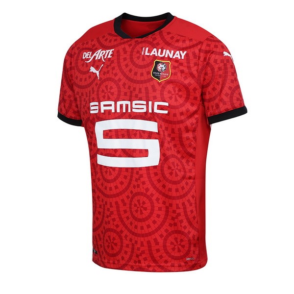 Tailandia Camiseta Stade Rennais 1ª 2020/21 Negro Rojo